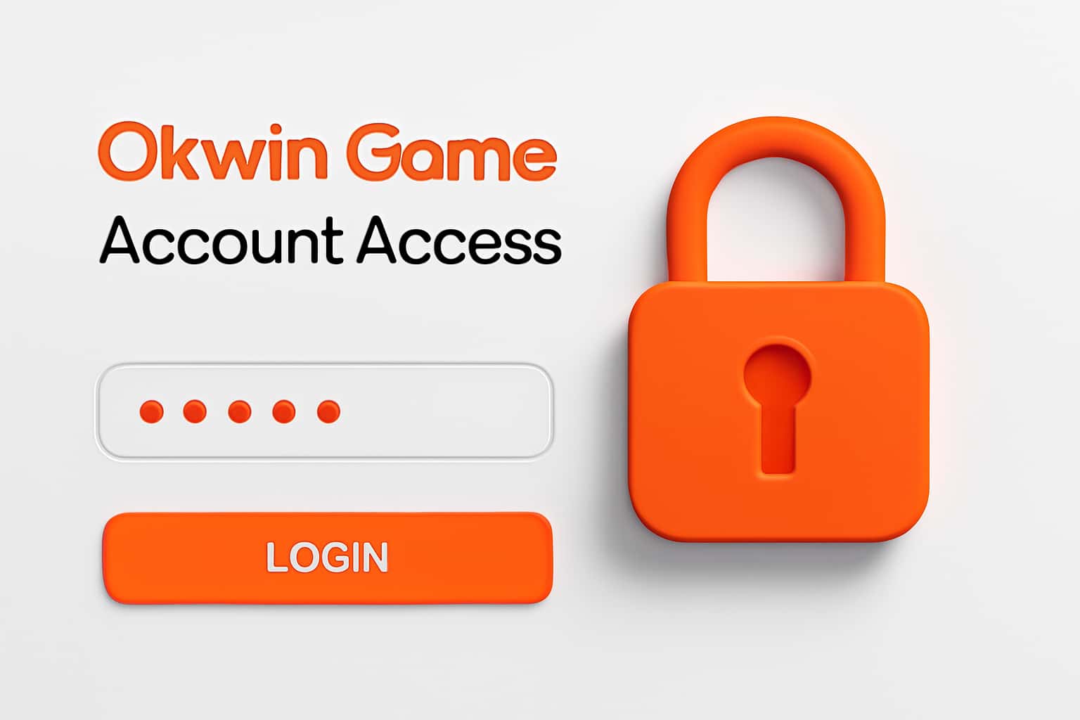 Okwin Game Account Access Interface