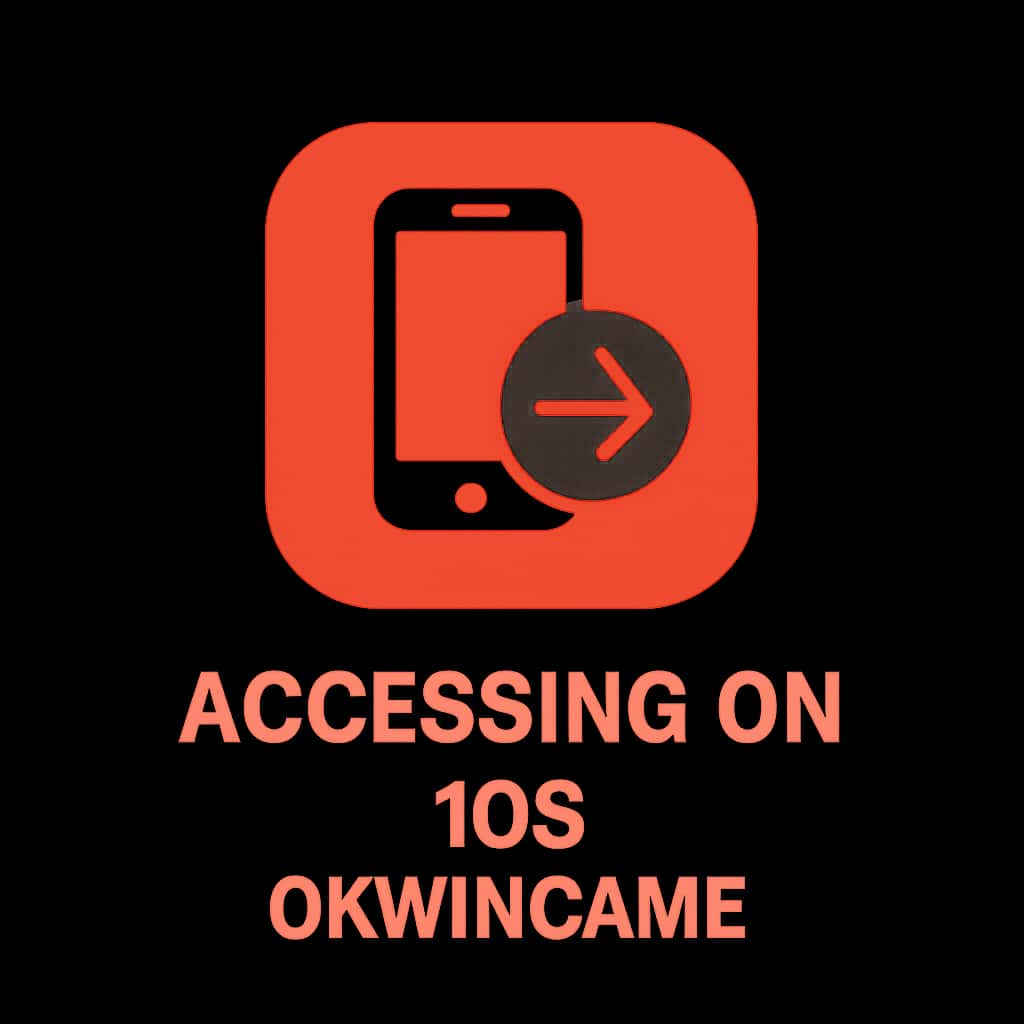 An icon representing the Okwin Game access guide for iOS.