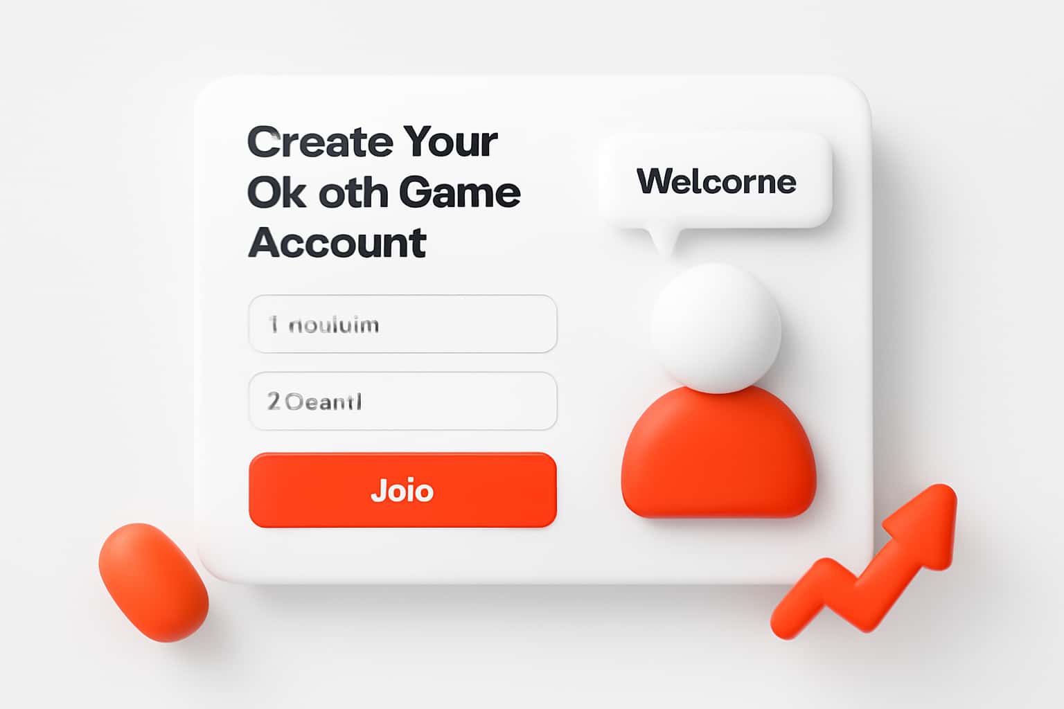 Create Your Okwin Game Account Interface