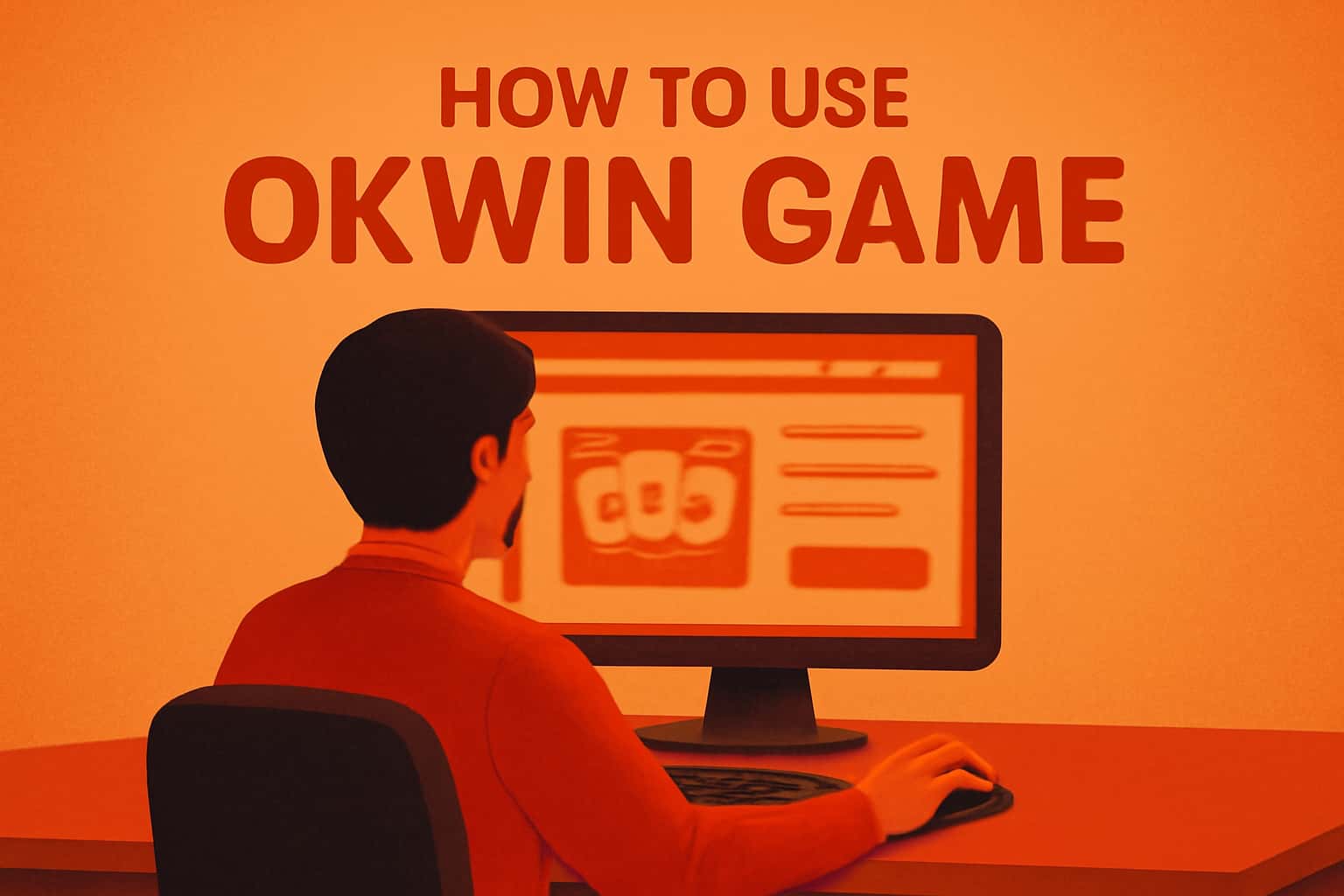 An informative visual representation of how to use Okwin Game, showcasing key features.