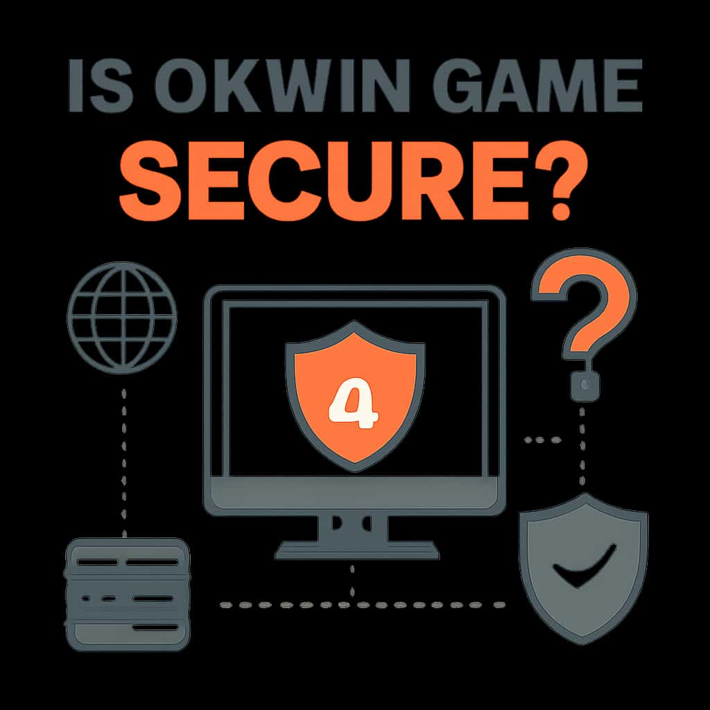 Diagram explaining Okwin Game security features.