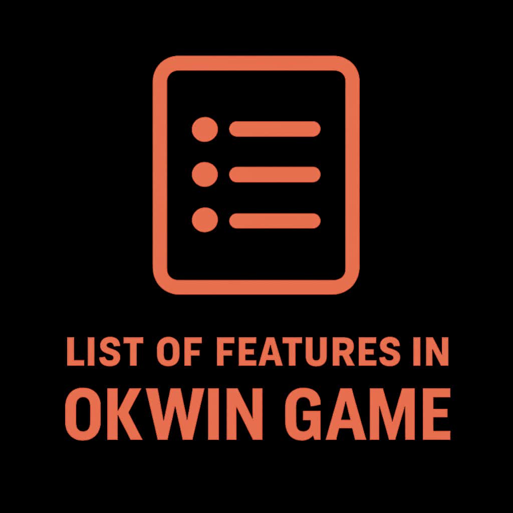 Icon representing the features of Okwin Game.