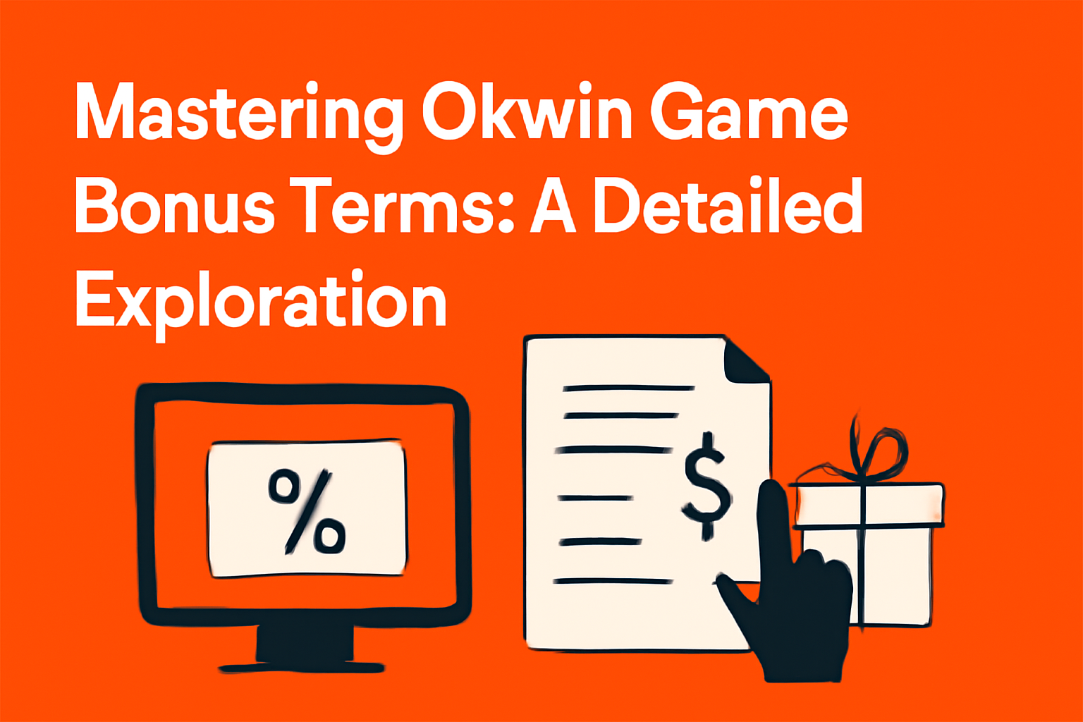 An informative visualization about Okwin Game Features with the title prominently displayed.