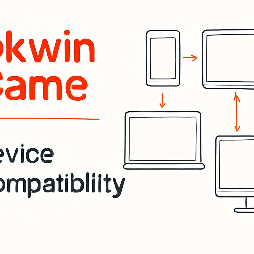 Illustration detailing Okwin Game device compatibility specifications.