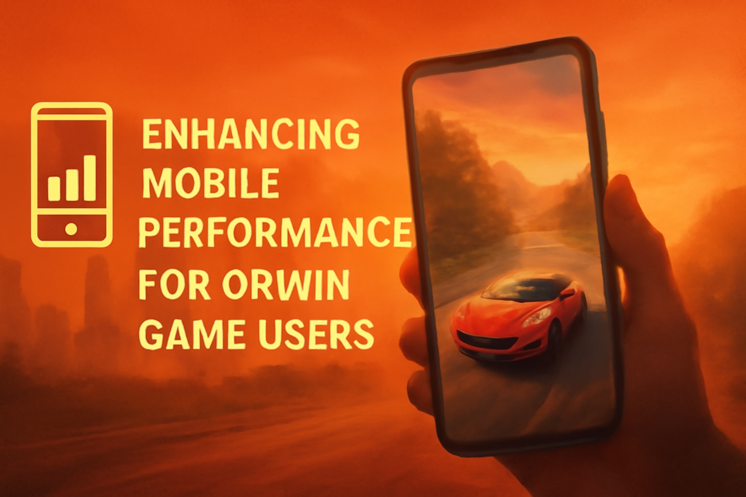 Informational scene about Okwin Game App Updates with prominent text.