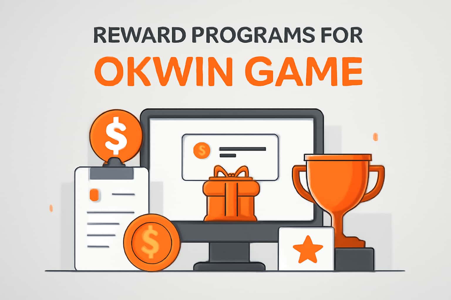 An informative illustration showcasing the concept of Reward Programs for Okwin Game.