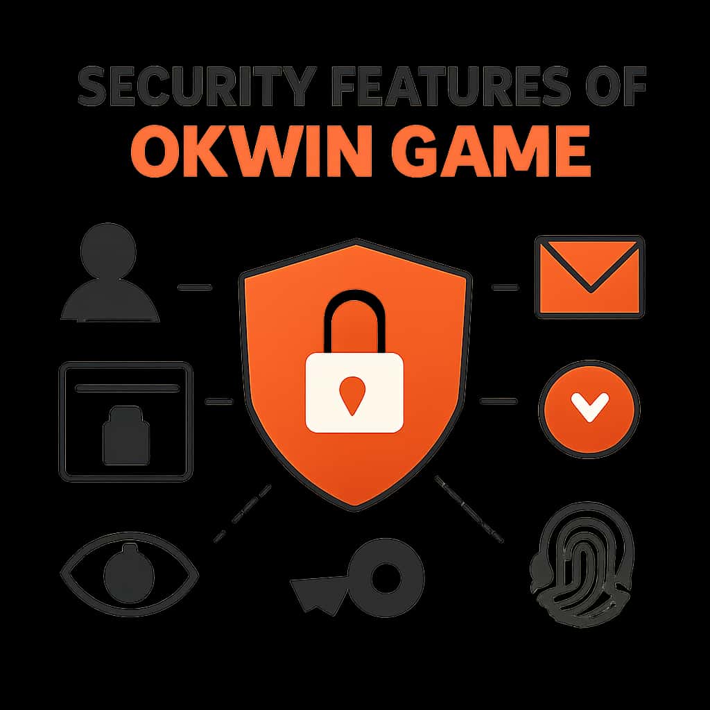 A diagram explaining the security features of Okwin Game.